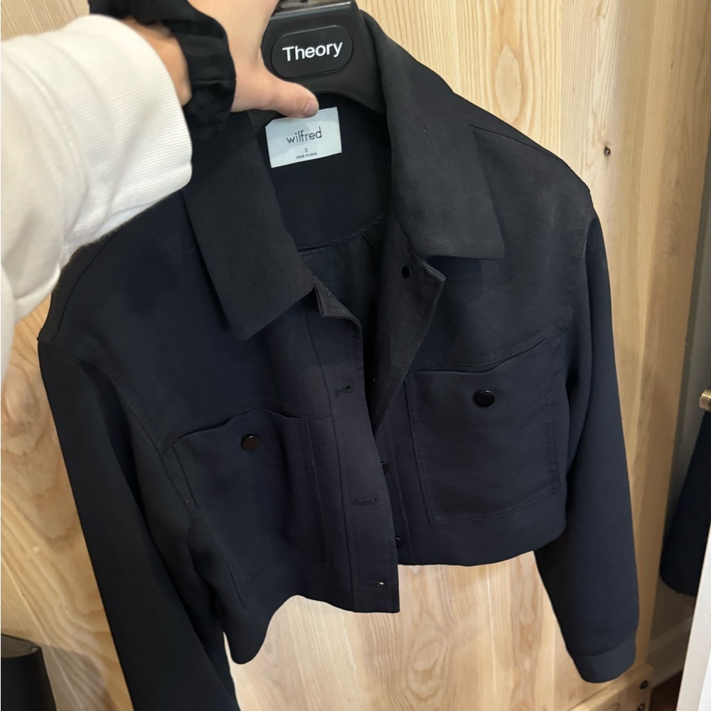 Aritzia Wilfred Cropped Little Jacket